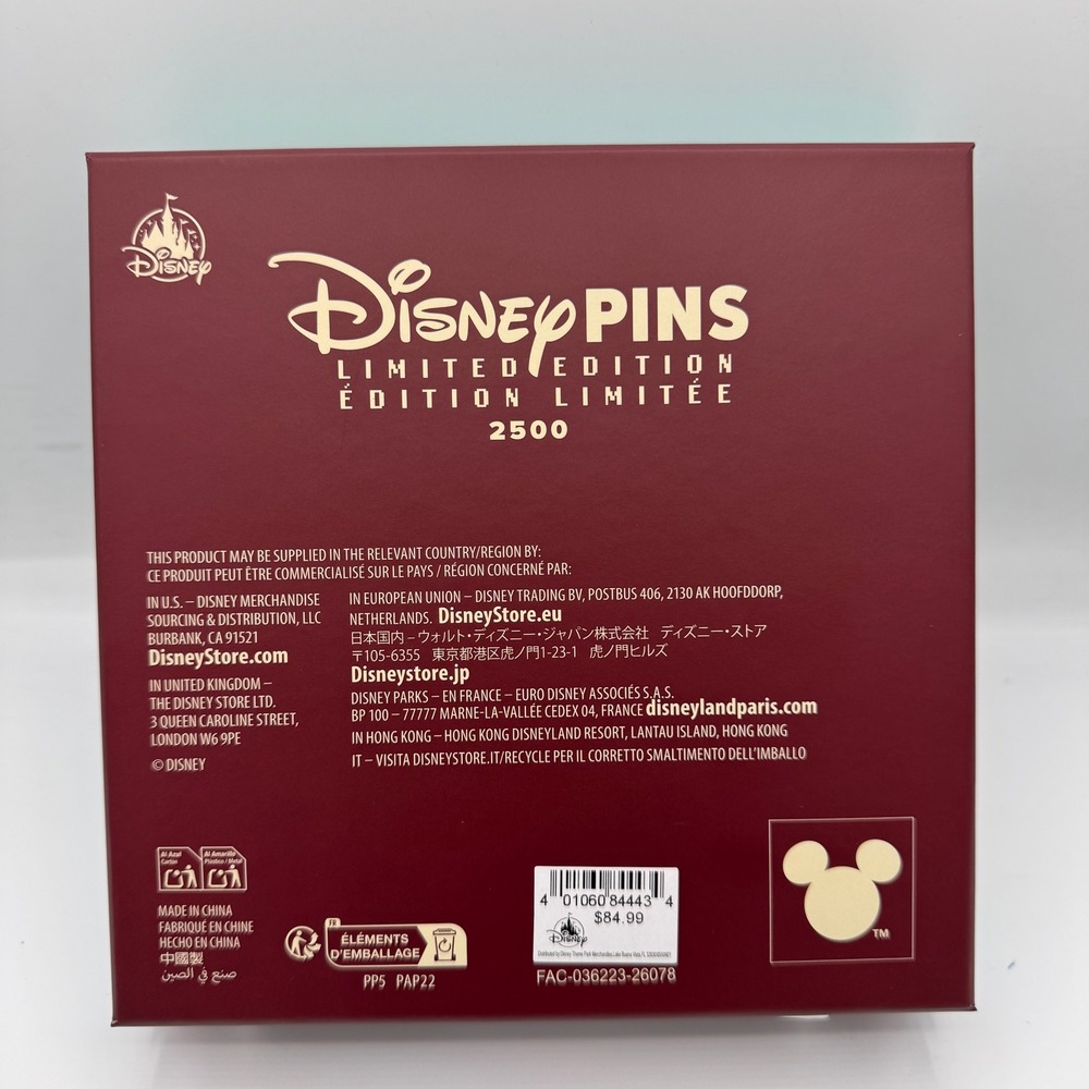Disney Digitize Disney Limited Edition 2500 Jumbo Pin Map Attractions Mickey - Picture 5 of 5